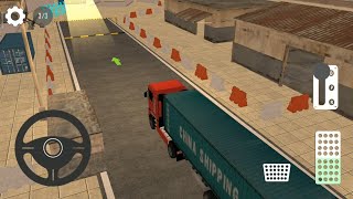 Real Truck Parking 3D Driver - Android Gameplay screenshot 1