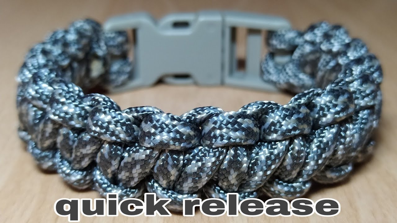 Quick Release Paracord Bracelet/How to make YouTube