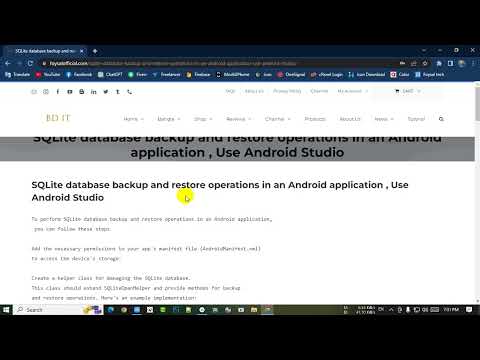 SQLite Full database