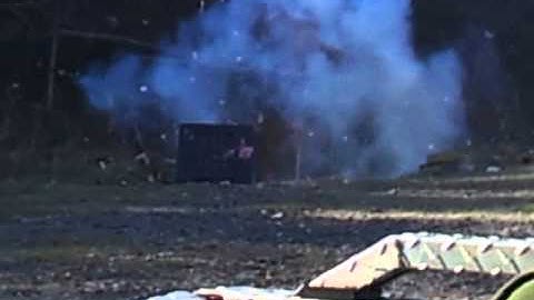 Tannerite exploding zombie target remington tactical 308