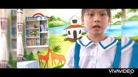 Tham dự cuộc thi Kể chuyện về Bác Hồ - Lưu Ngọc Vân - Lớp 2B - Trường Tiểu học Mạo Khê A