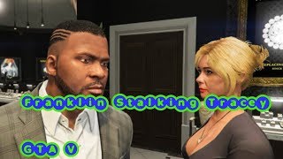 Franklin Stalking Tracey De Santa Gta Parody