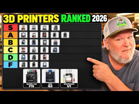 Обкладинка відео: Over 30 3D Printers Ranked From Worst to Best  (Mid/Sm Size FDM)