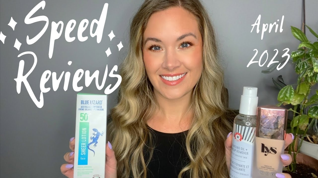 Speed Reviews | LYS Foundation, Medicube, Ace Beaute, SPF and More! | April 2023