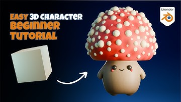 Create a Cute Stylized Mushroom in Blender — Beginner PBR Modeling & Texturing Tutorial