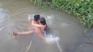 Amazing Cambodian Girl Hunting Fish  Beautiful Girl Catching Fish Part #35