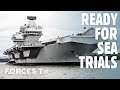 HMS Prince Of Wales: The British Aircraft Carrier Ready For Its First Sea Trials | Forces TV