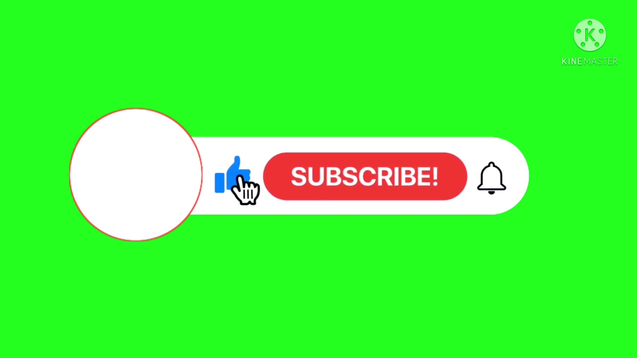 Green screen subscribe button /YouTube subscribe/green Effects/4k