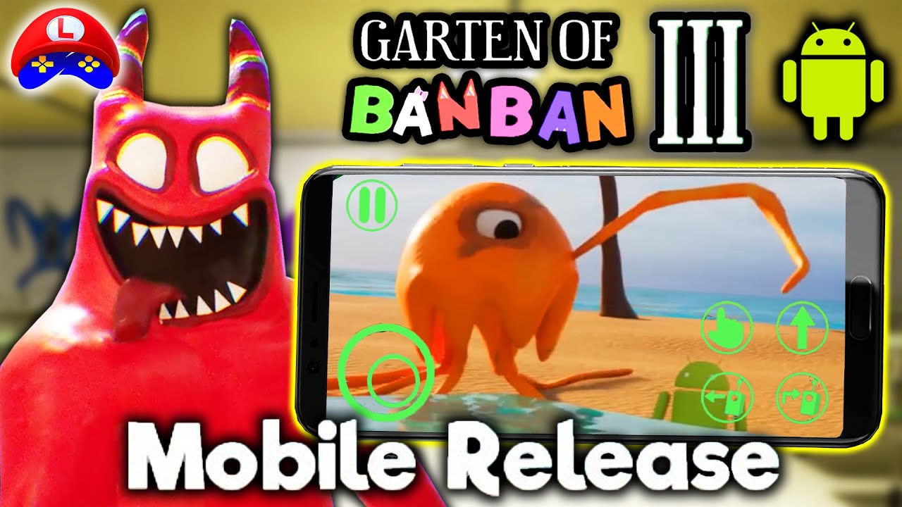 Garten of Banban 3 Mobile Game - Shiva and Kanzo Gameplay #mralgrow  #GartenOfBanban3MobileGame #Horror #AndroidGame, mobile game