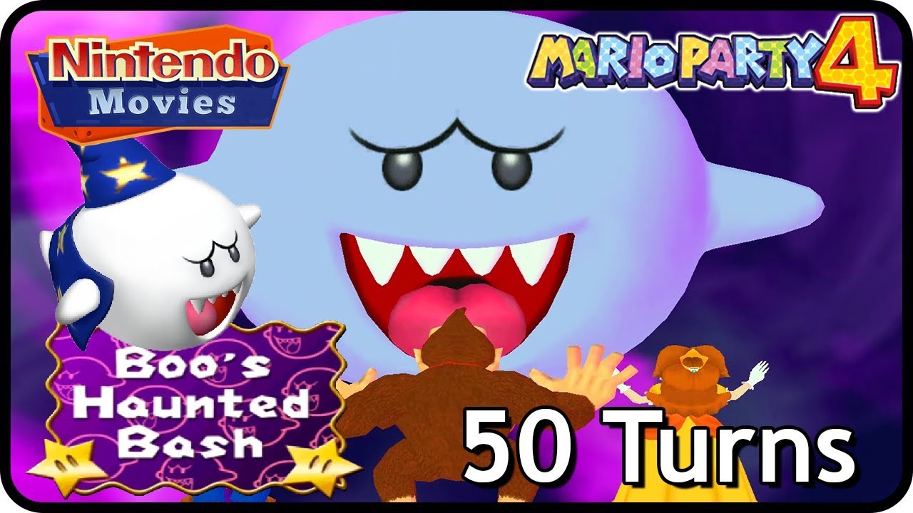 Mario Party 4 - Boo's Haunted Bash (2 Players, 50 Turns!)