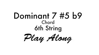 Dominant 7 Sharp 5 Flat 9 Chord