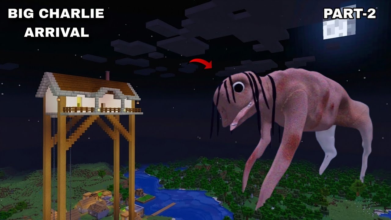 SURVIVING AGAINST BIG CHARLIE PART 2 in Minecraft! 😱 | Coffin Meme Gameplay