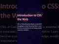 WHAT IS CSS EXPLAINED TELUGU TELUGU #css #coding #frontendcourse#webdesign #programmingfundamentals