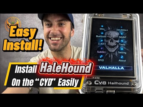 Install HailHound on CYD in Minutes! (Cheap Yellow Display ESP32 Guide)