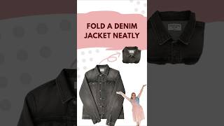 How to Organize Your Denim Jackets: Fan-Style Storage Method to Save Space