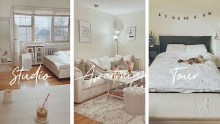 STUDIO APARTMENT TOUR | 415 SQ FT IN NEW JERSEY | SMALL SPACE DECOR INSPO | JOANIE