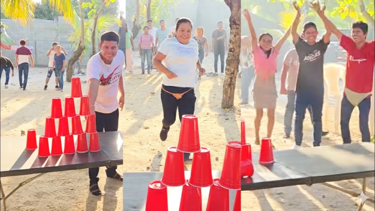 Todos en calzones para jugar: doña LUKI compite con su yerno TACHA por el premio