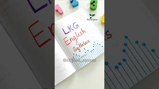 Lkg Syllabus English