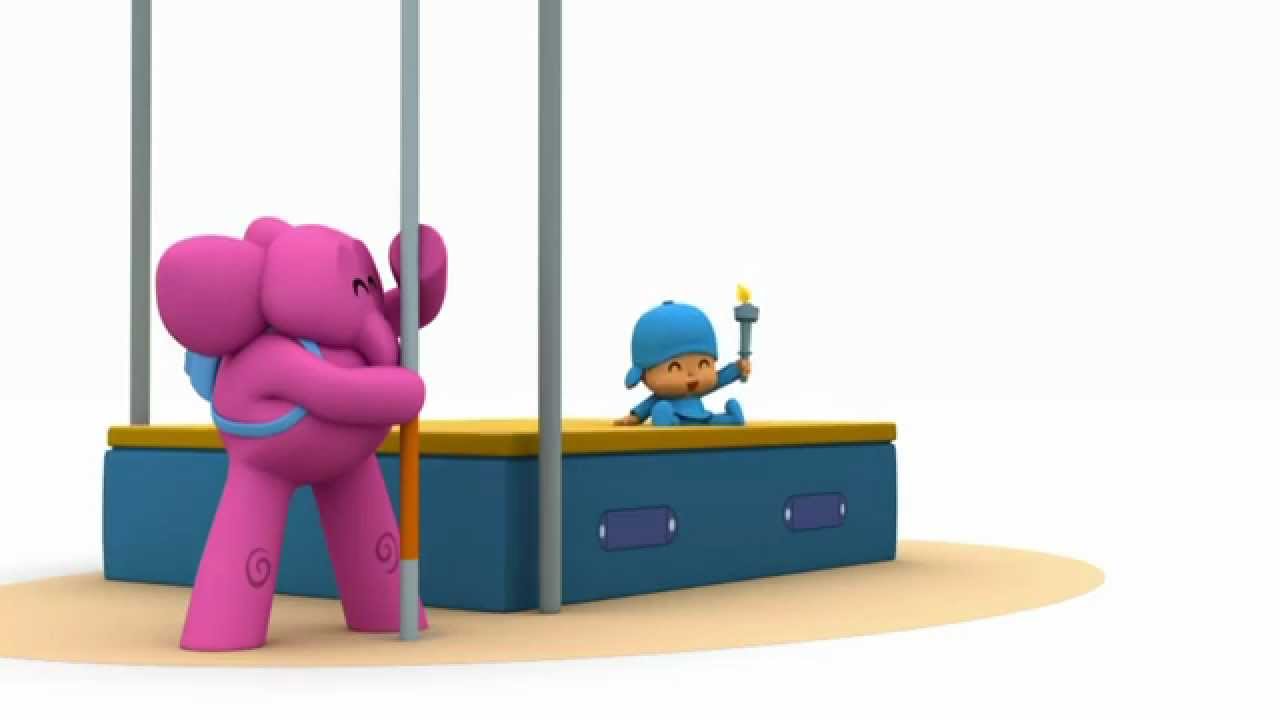 Os Pocoyo Games - Salto com vara ! piada la reina