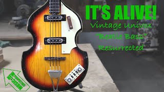 Univox "Beatle Bass" Brought Back From The Dead