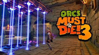 Orcs Must Die 3: Drastic Steps - Aqueducts - War Mage - 5 Skulls