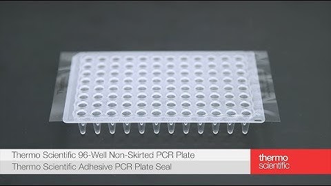 Learn how to seal a Thermo Scientific PCR plate