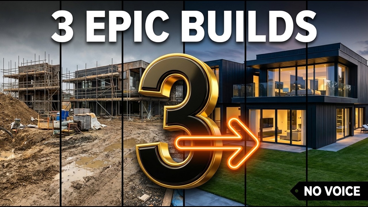 3 Modern Dream Homes Rising | Ultra Satisfying Build Timelapse (No Voice)