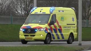 Primeur! Nieuwe Ambulance 17-101 ARR met spoed naar Krimpen a/d IJssel! #1291