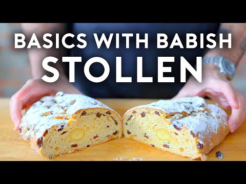 Stollen German Holiday Bread  Basics with Babish