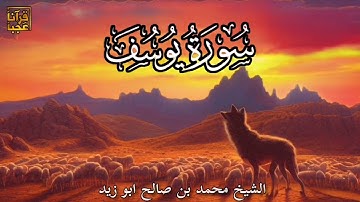 سوره يوسف تلاوه نادره الشيخ محمد صالح ابو زيد