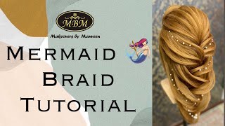 Step by Step Mermaid Hairstyle Tutorial screenshot 2
