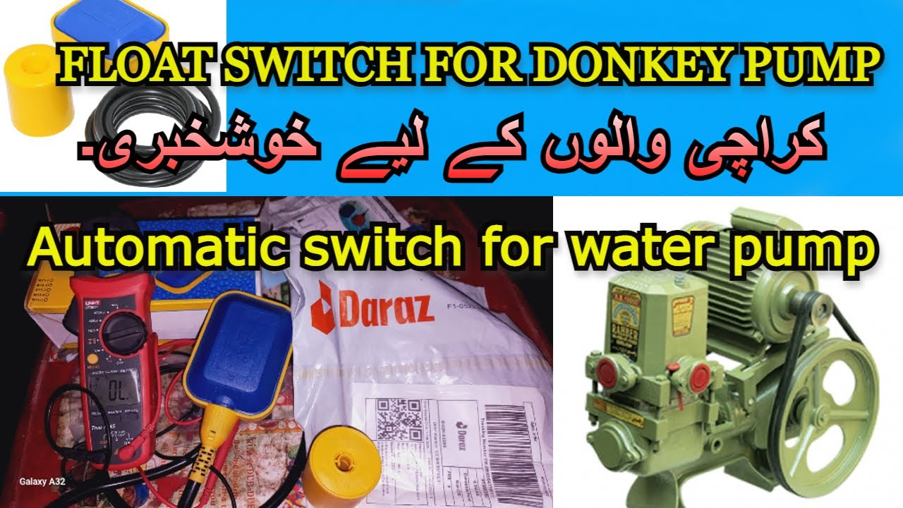 AUTOMATIC DONKEY PUMP CONTROLLER/AUTOMATIC WATER LEVEL PUMP SYSTEM
