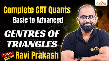 Triangles 1 | CAT Preparation 2024 | Geometry | Quantitative Aptitude for CAT