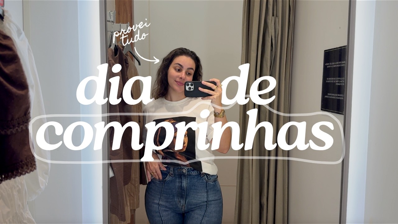 UM DIA COMIGO: compras de roupas, móveis planejados, reforma do apê e aula de inglês 🎬