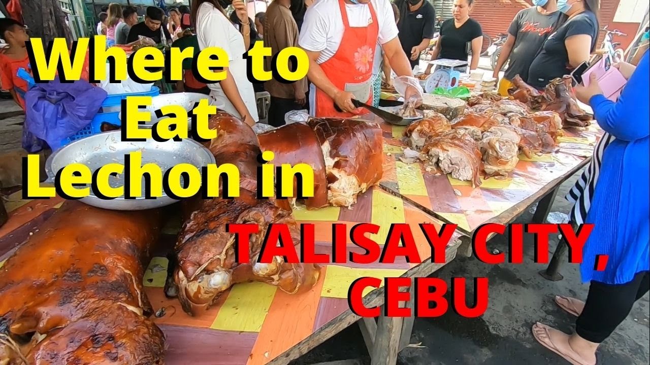 Street Foods of Cebu | Cebu Lechon in Talisay City | Food Trip Best of ...