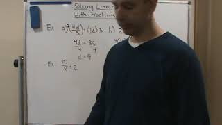 Applied Math   Sec  7 3 Solving Linear Equations w Fractions and Decimals   Intro and Examples