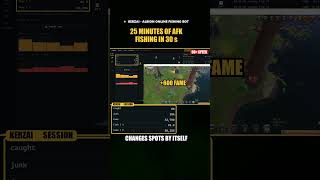 25 minutes of AFK fishing in 30 seconds | Albion Online fishing bot #shorts