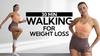 30 MIN METABOLIC WALKING EXERCISES FOR WEIGHT LOSS- No Jumping | Walk at Home