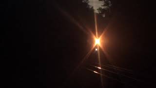 CSX Manifest Train Q416 in the Night at Great Cacapon, WV 08/11/19