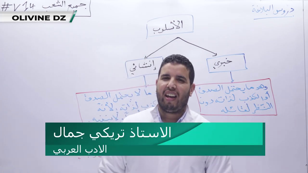 14# _الادب العربي -جميع الشعب -دروس البلاغة _نوع الاسلوب