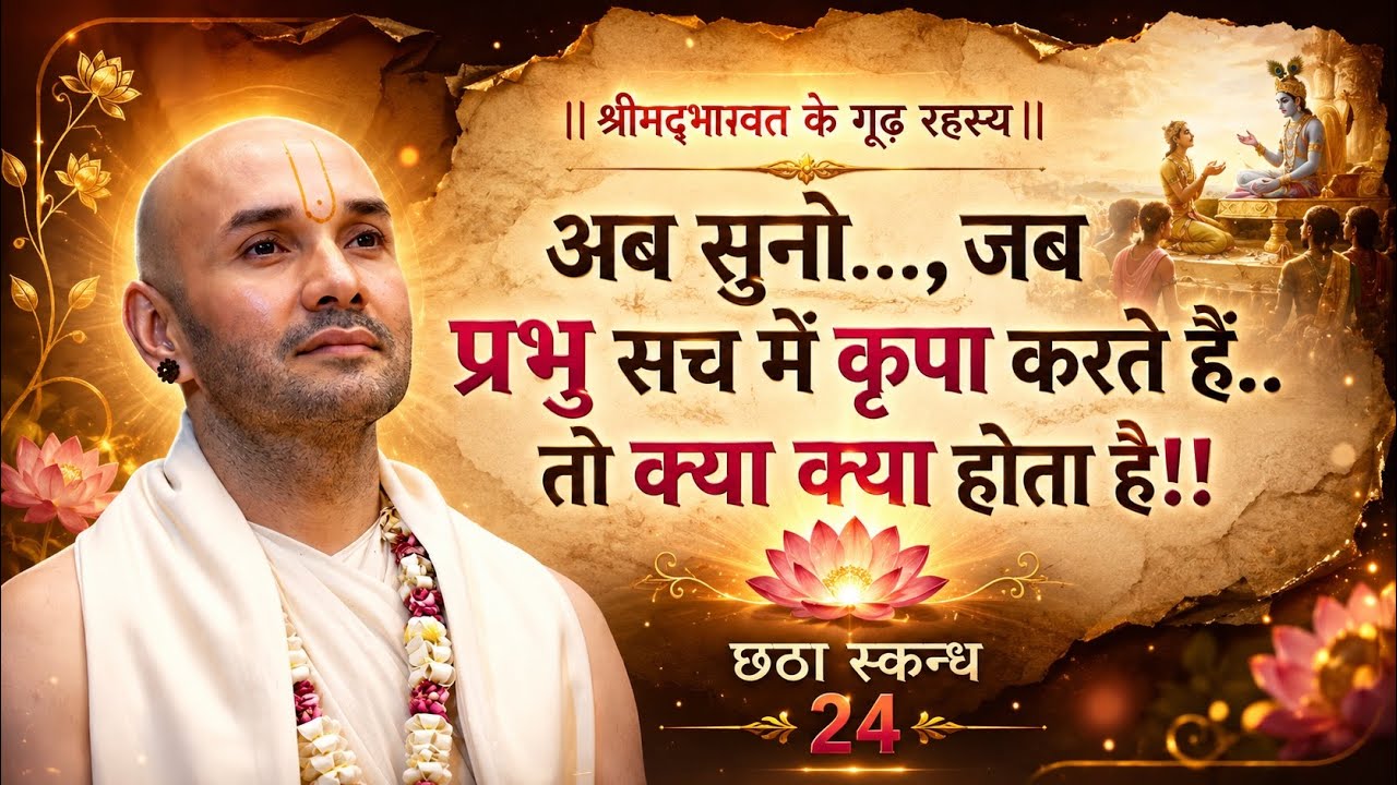 जब प्रभु सच में कृपा करते हैं… तब क्या होता है? | श्रीमद्भागवत रहस्य | छठा स्कंध | Hita Ambrish Ji