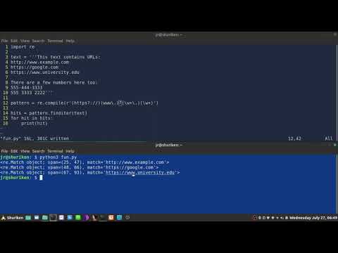 35 - Python Regular Expressions Part 6