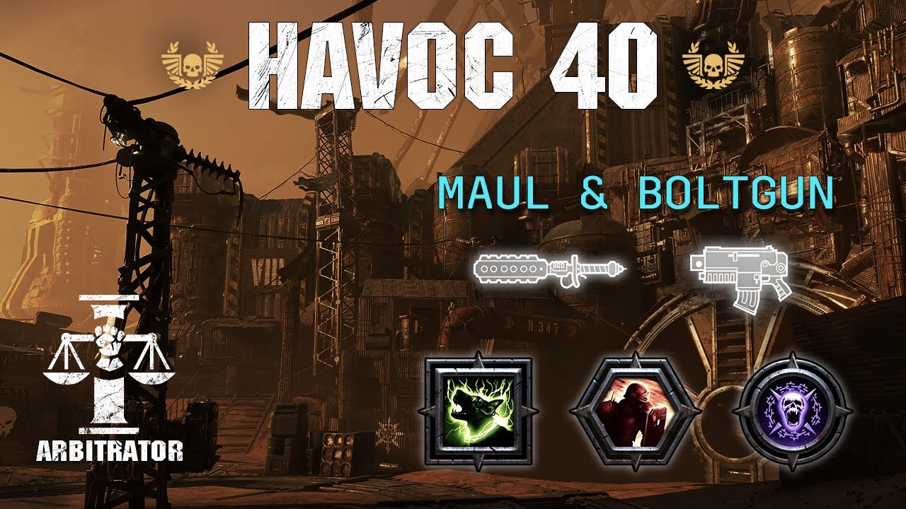Arbitrator - Arbites Shock Maul & Boltgun - Havoc 40 - Relay Station - Darktide