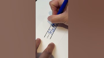 How to write "Matthew" and "Matt" in Cursive #cursive #cursivewriting #matthew #matt #handwriting