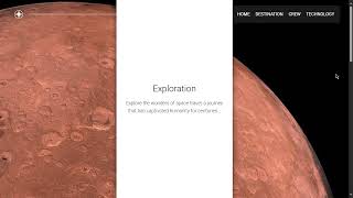 Space Travel  Design - Three.js