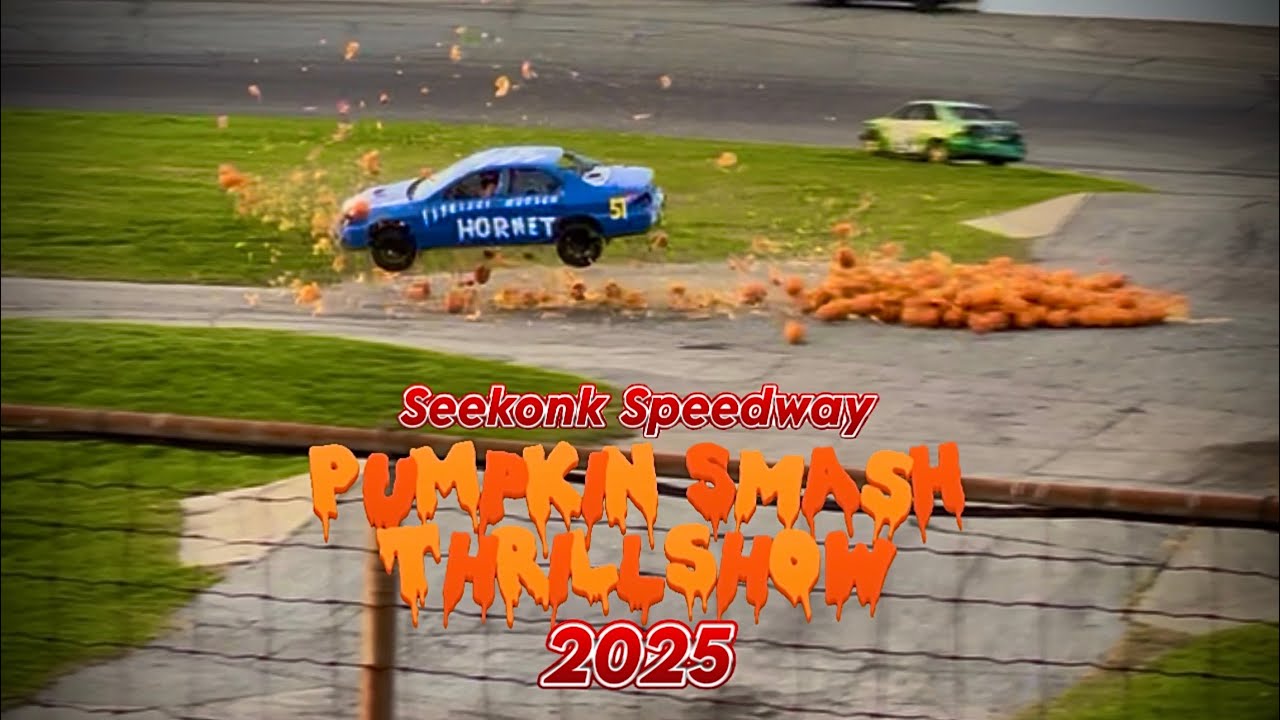 Seekonk Speedway Pumpkin Smash Thrill Show 2025 | October 11, 2025