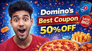 Dominos Coupon Code Today Flat 50% Off Dominos Promo Code Today India Dominos Deals 2026