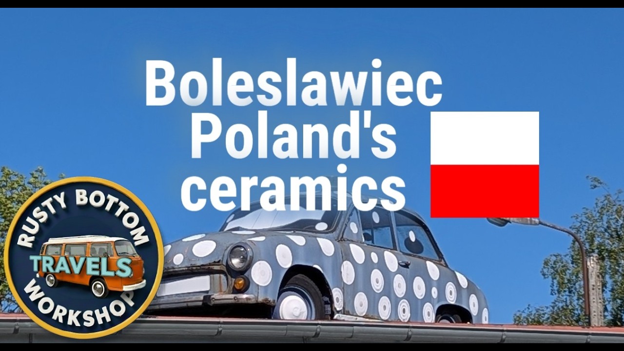 I visit a few of the key ceramic shops, Boleslawiec is famous for.