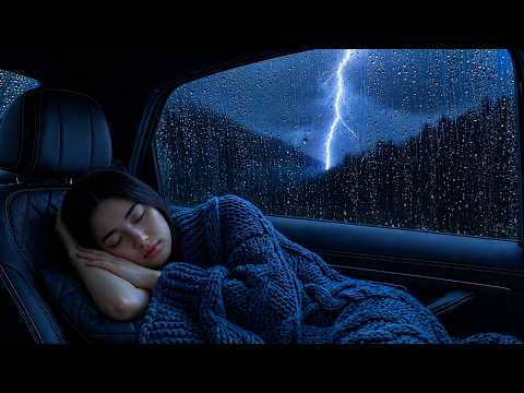 Rain Sounds with Thunderstorm for Deep Sleep | Fall Asleep Naturally and Ease Insomnia Tonight