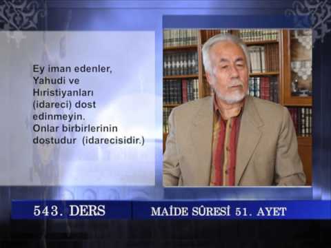 543 TEFSIR GUNLUGU MAHMUT TOPTAŞ MAİDE SURESİ AYET 46-56